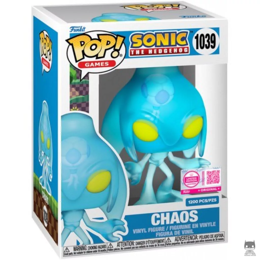 Figura Funko Pop! Chaos (Translúcido) en su caja