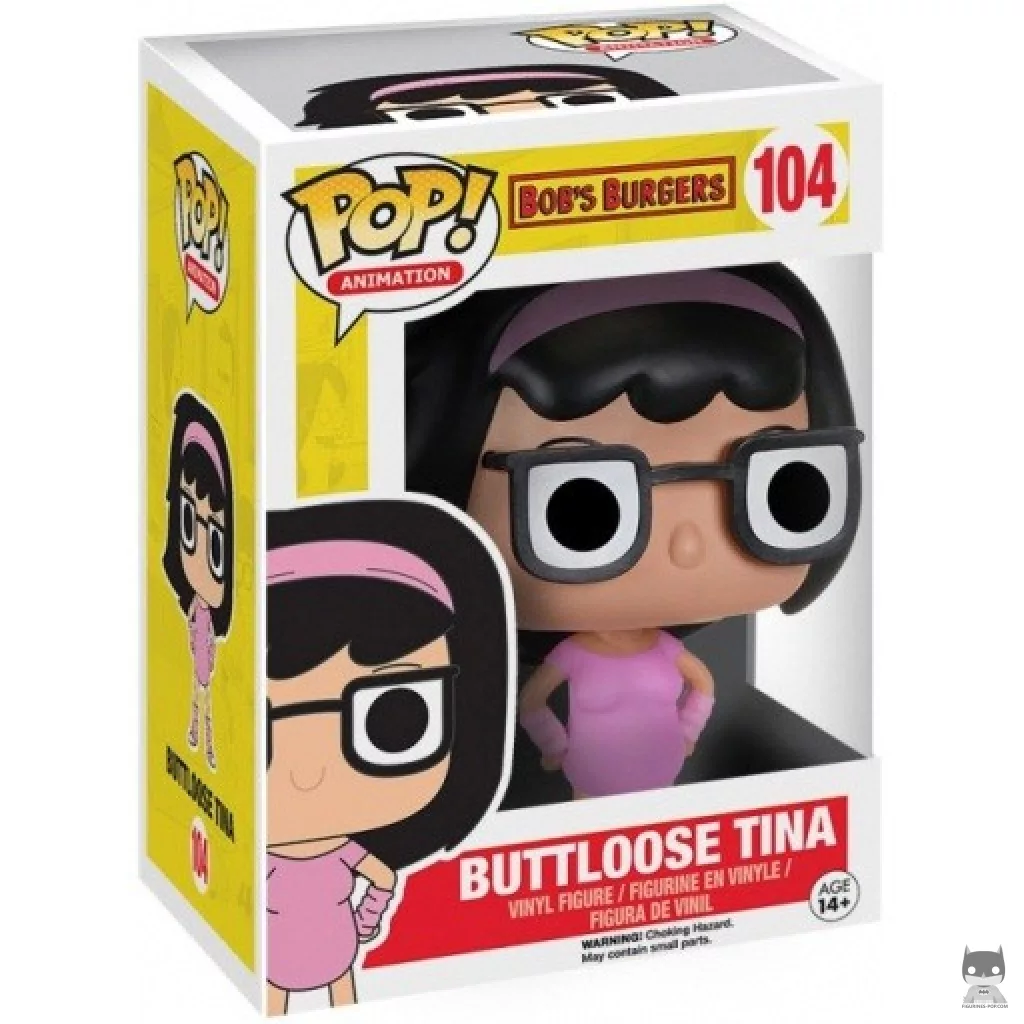 Figura Funko Pop! Tina Belcher Buttloose en su caja