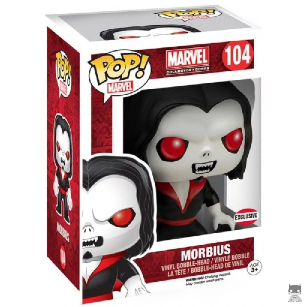 Figura Funko Pop! Morbius en su caja