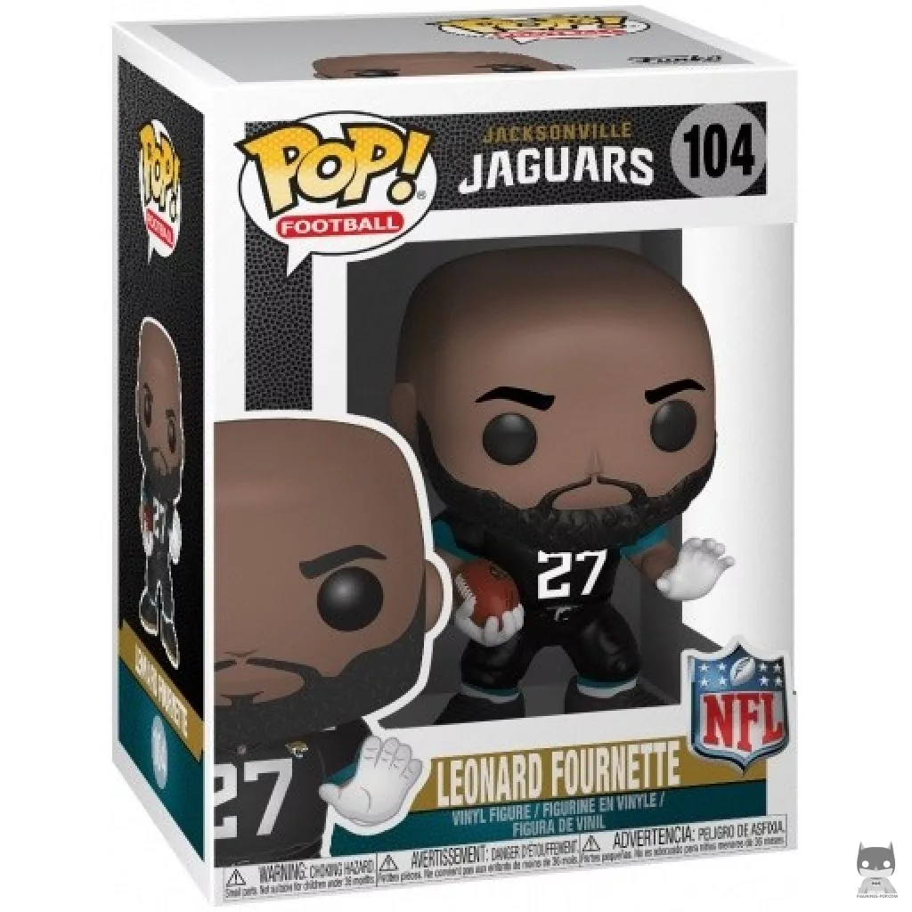 Figura Funko Pop! Leonard Fournette en su caja