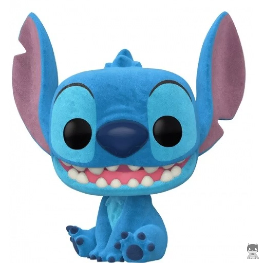 Figura Funko Pop! Stitch sonriendo (Flocado) (Lilo y Stitch)