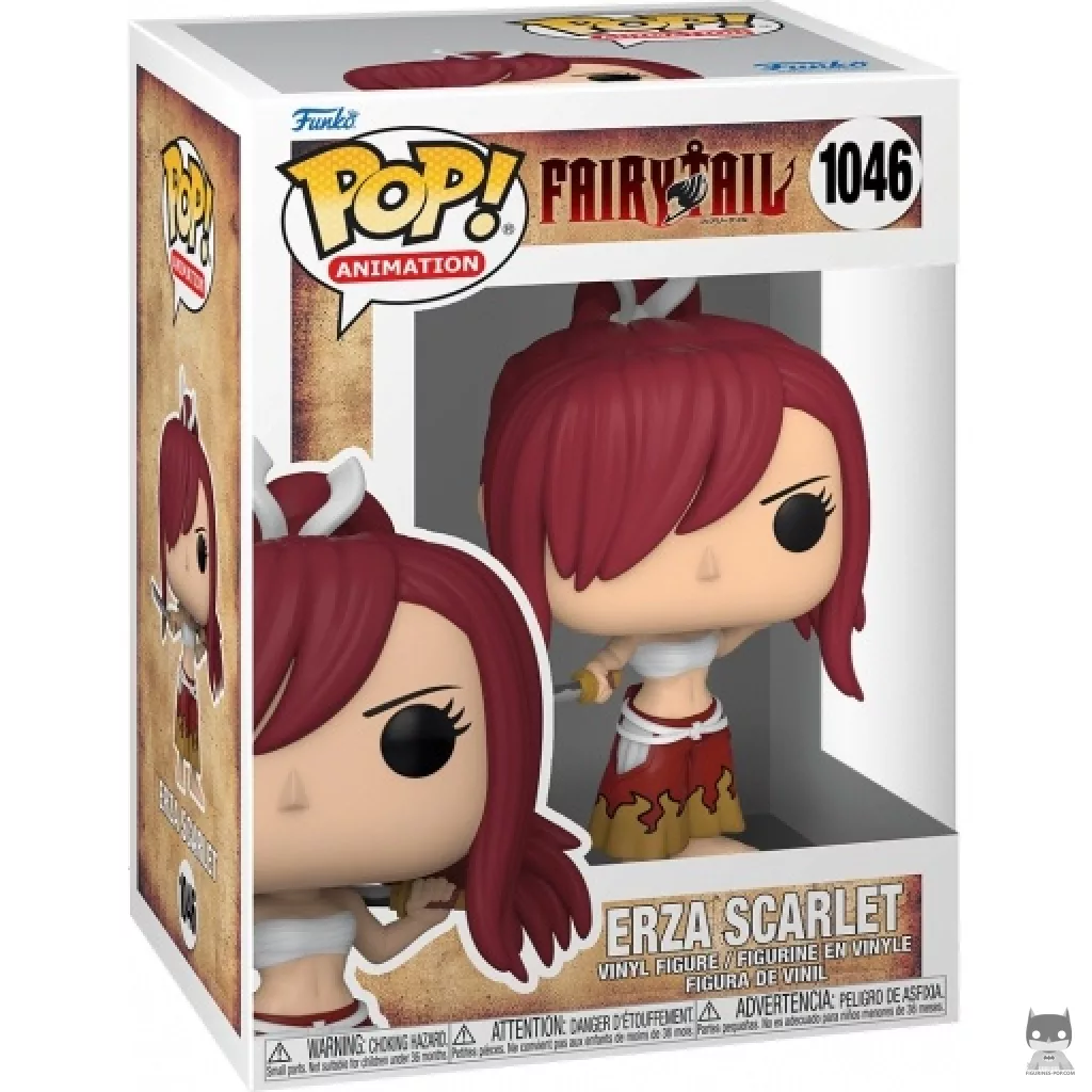 Figura Funko Pop! Erza Scarlet en su caja