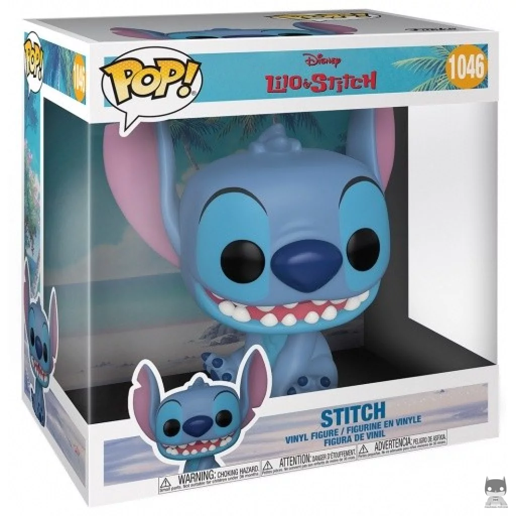 Figura Funko Pop! Stitch (Supersized) en su caja