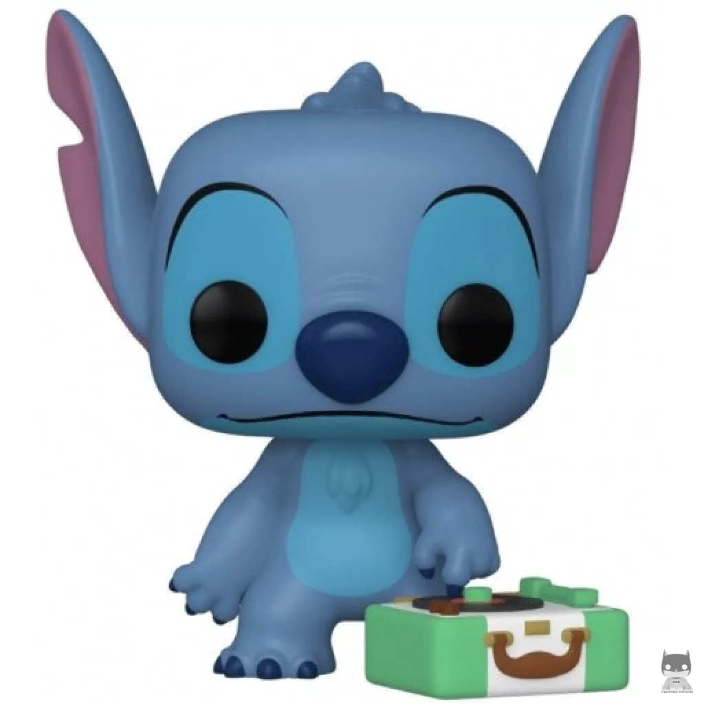 Figura Funko Pop! Stitch con tocadiscos (Chase) (Lilo y Stitch)