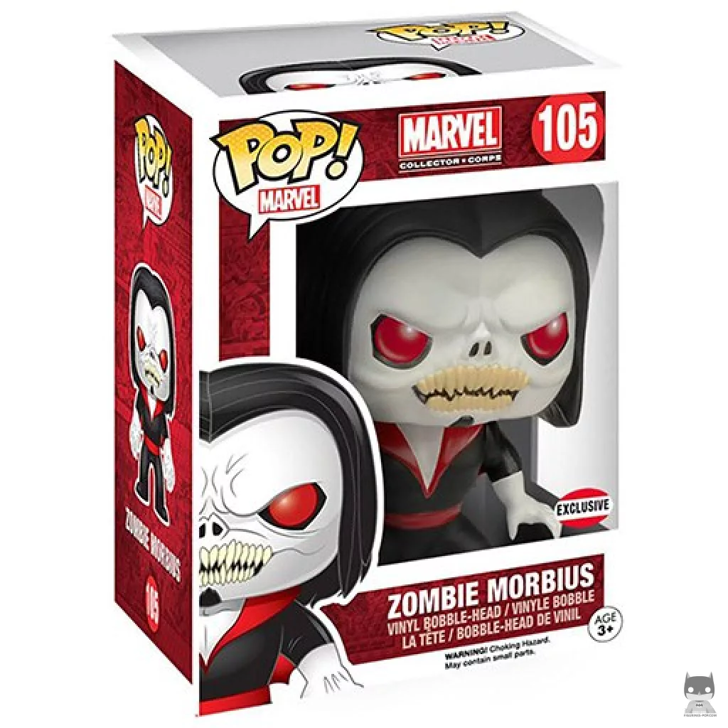 Figura Funko Pop! Morbius (Zombi) en su caja