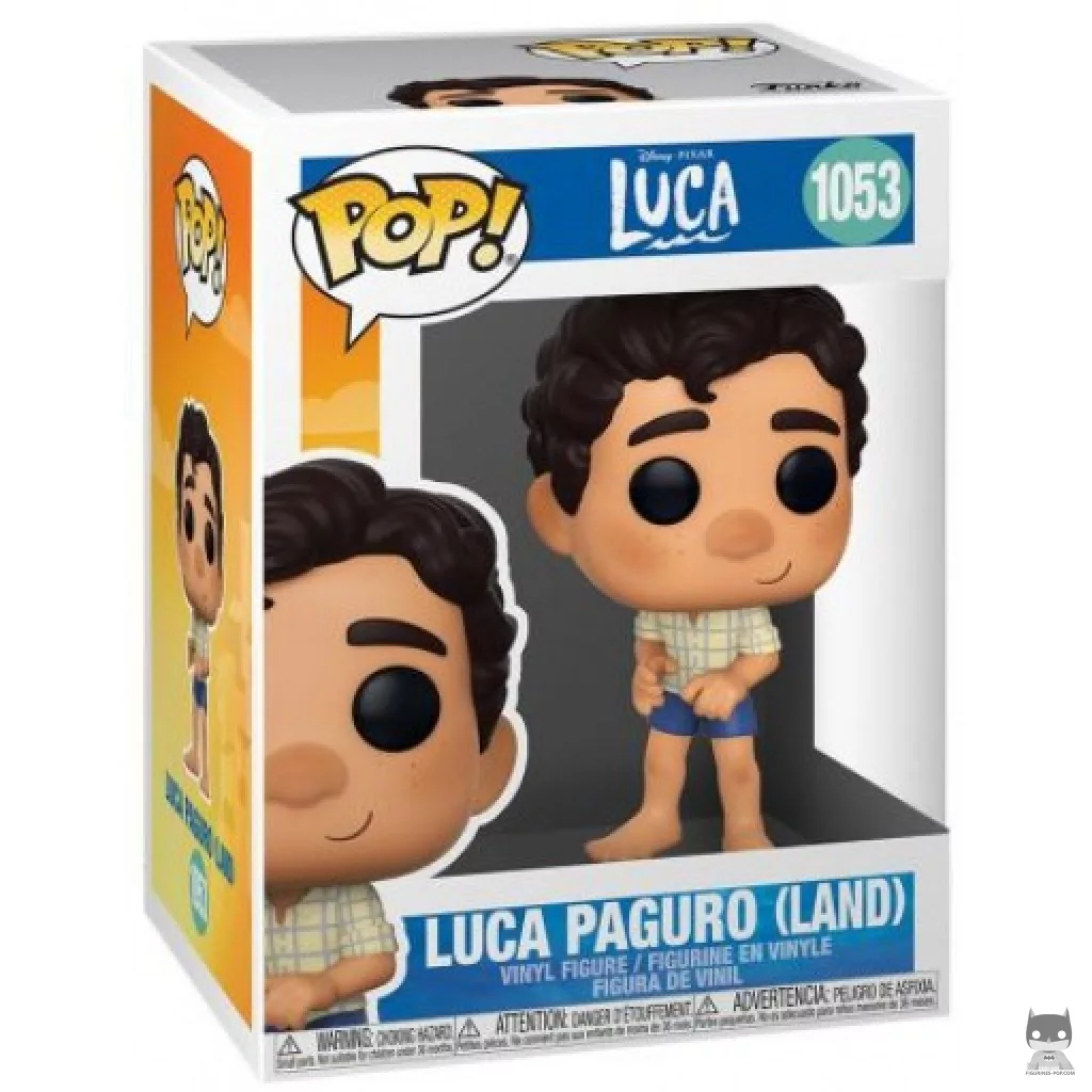 Figura Funko Pop! Luca Paguro (Tierra) en su caja