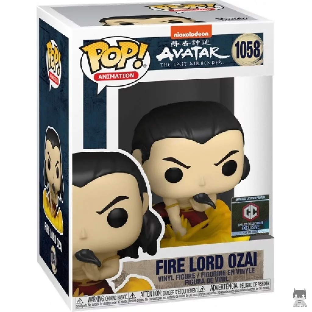 Figura Funko Pop! Señor del Fuego Ozai en su caja