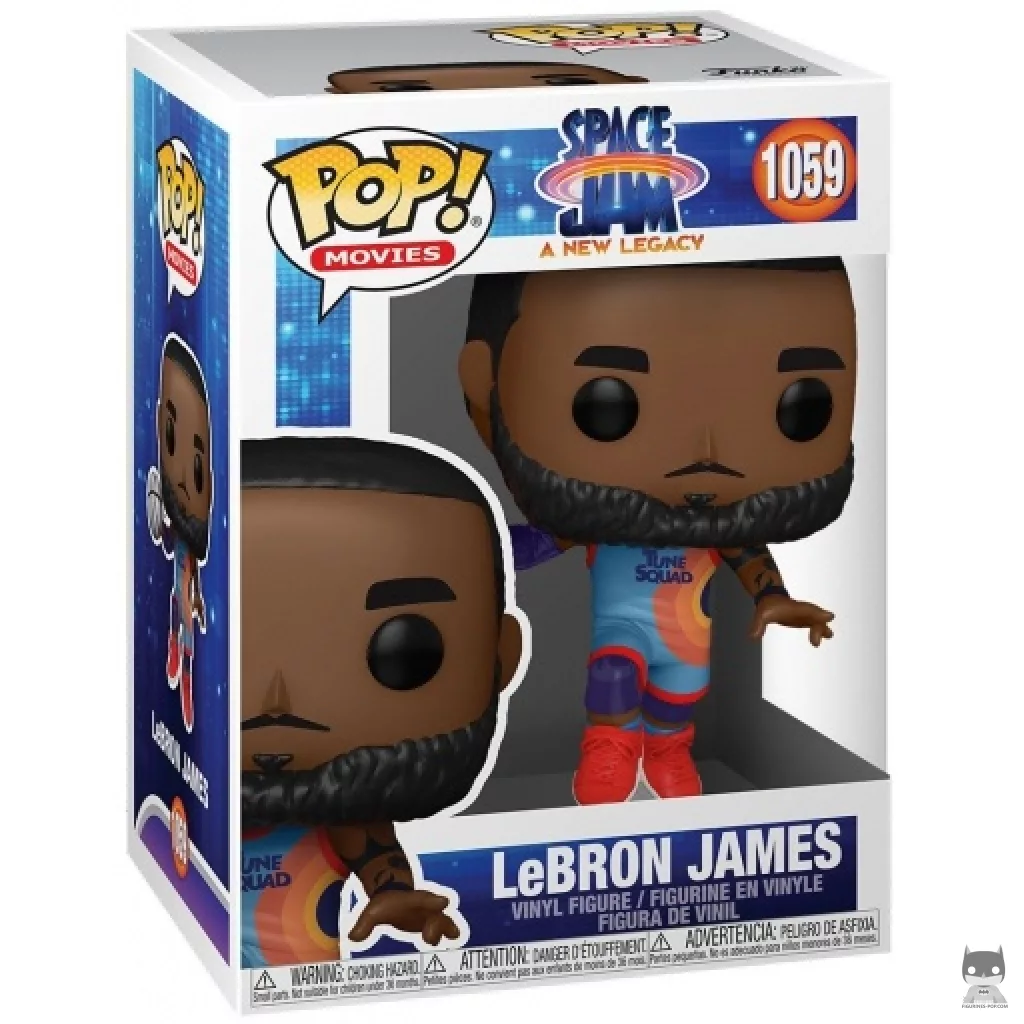 Figura Funko Pop! LeBron James en su caja