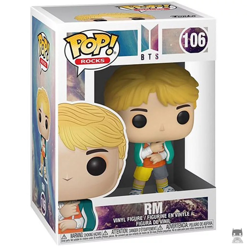 Figura Funko Pop! RM en su caja