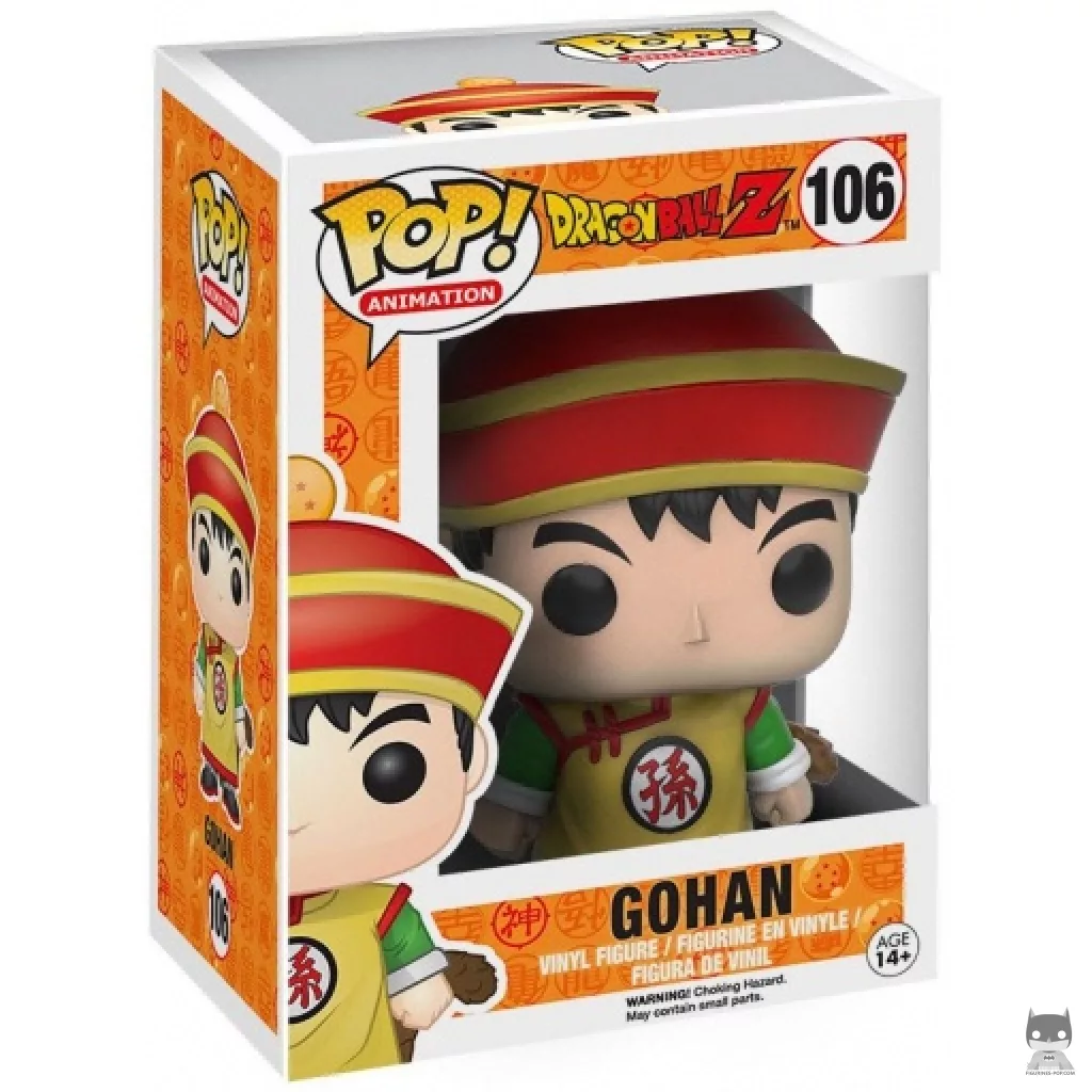 Figura Funko Pop! Gohan en su caja