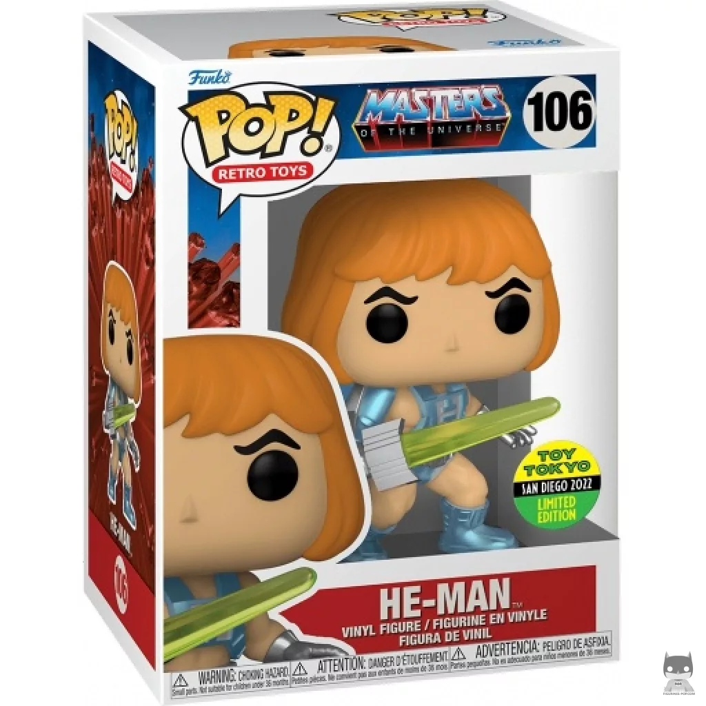 Figura Funko Pop! He-Man en su caja