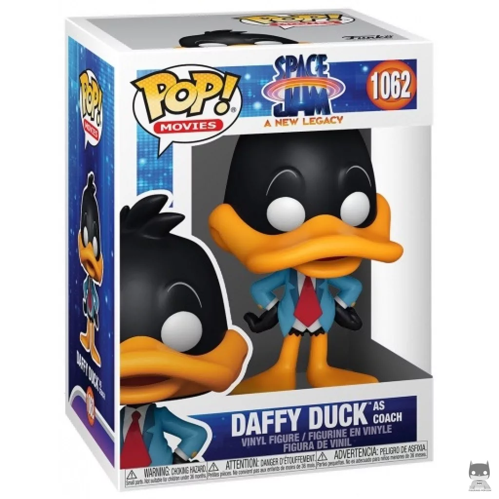 Figura Funko Pop! Pato Lucas entrenador en su caja