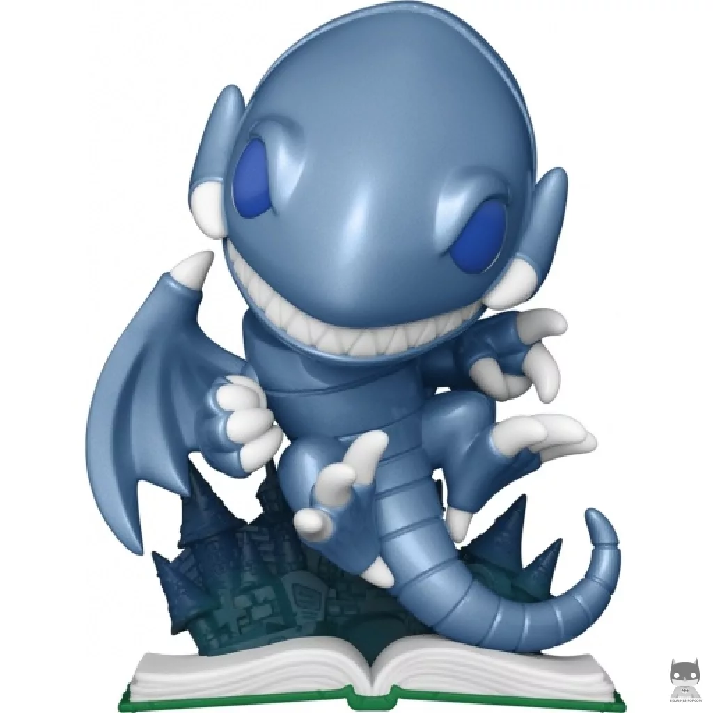 Figura Funko Pop! Dragón Toon de Ojos Azules (Metalizado) (Yu-Gi-Oh!)