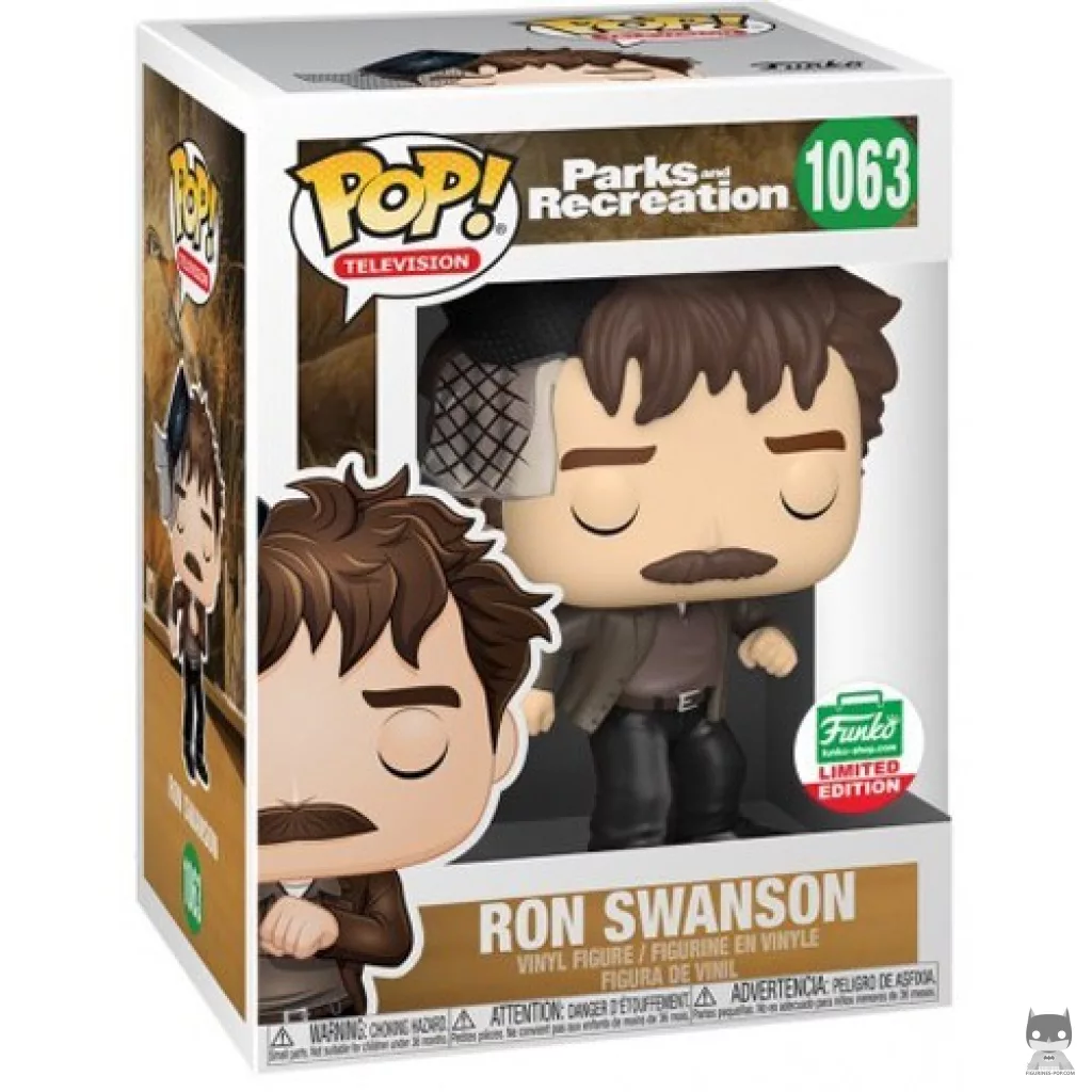 Figura Funko Pop! Ron Swanson en su caja