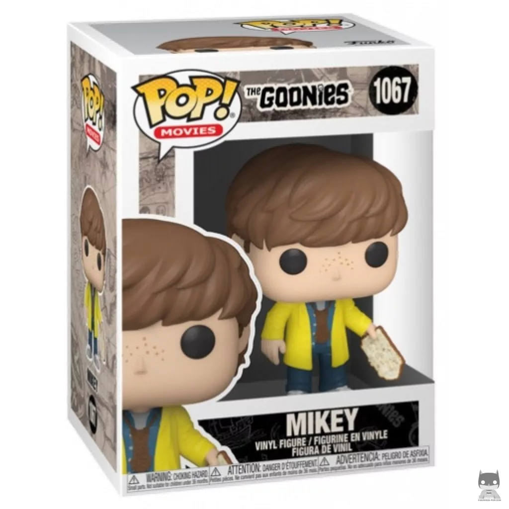 Figura Funko Pop! Mikey con mapa en su caja