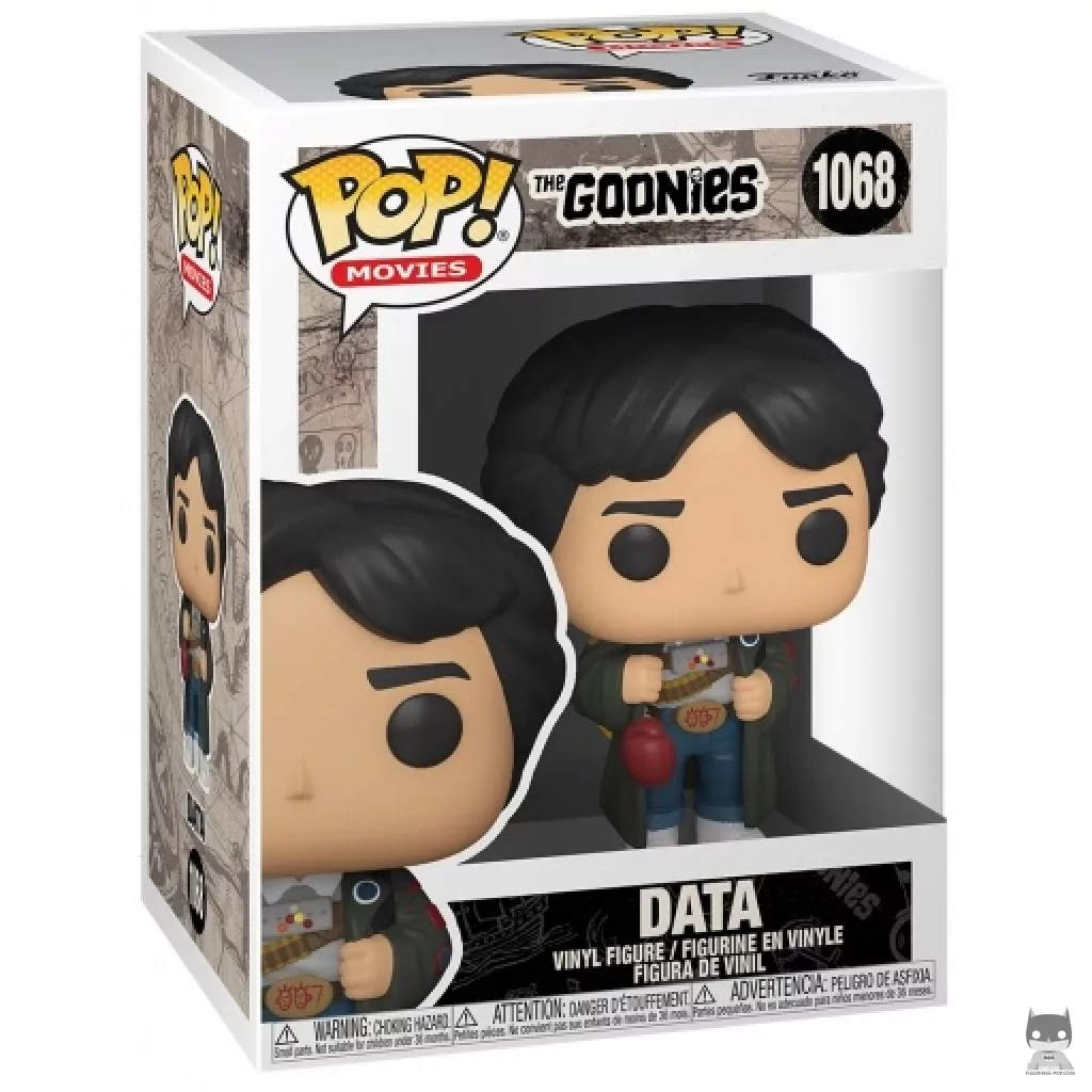 Figura Funko Pop! Data en su caja