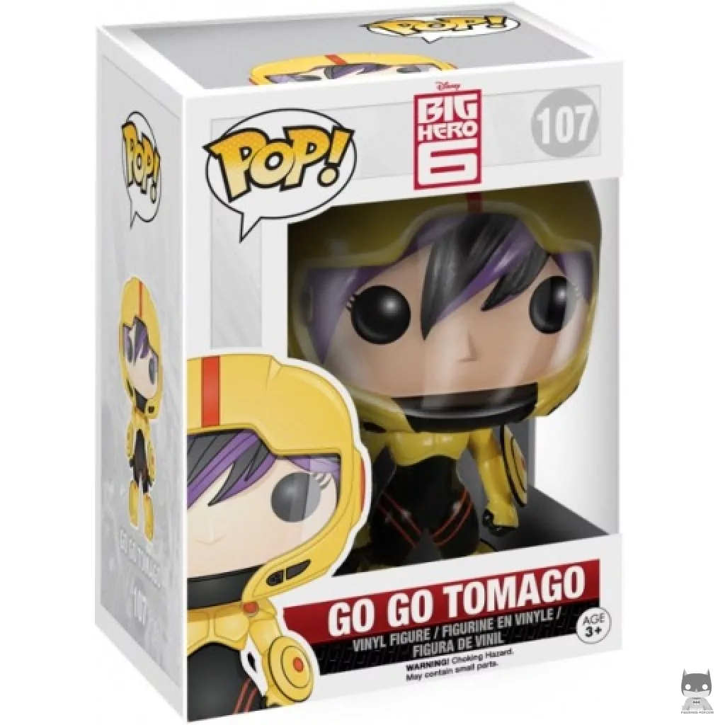 Figura Funko Pop! Go Go Tomago en su caja
