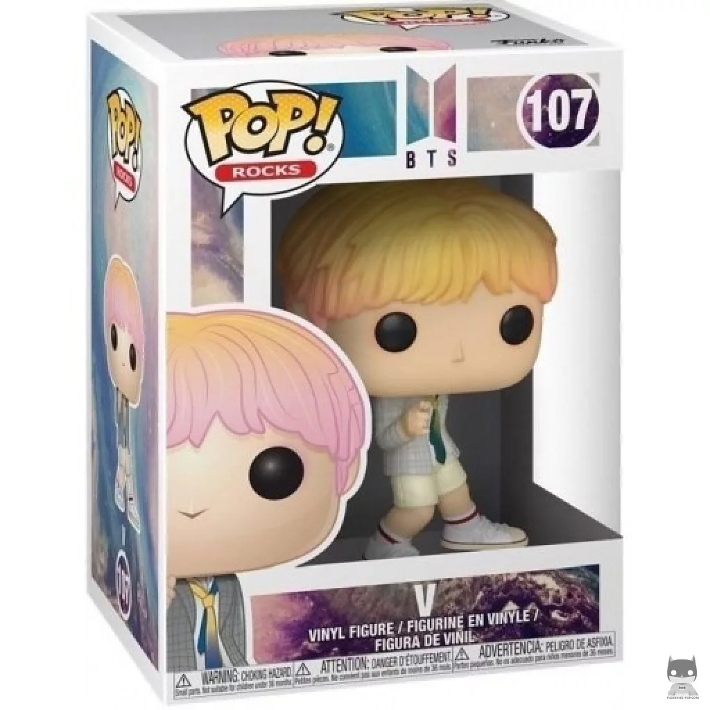 Figura Funko Pop! V en su caja
