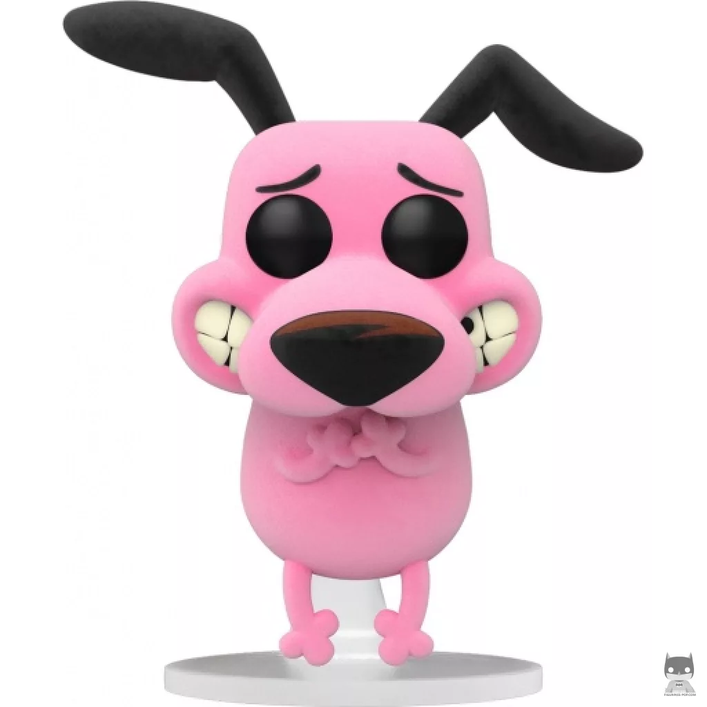 Figura Funko Pop! Coraje, el perro cobarde (Flocado) (Cartoon Network)