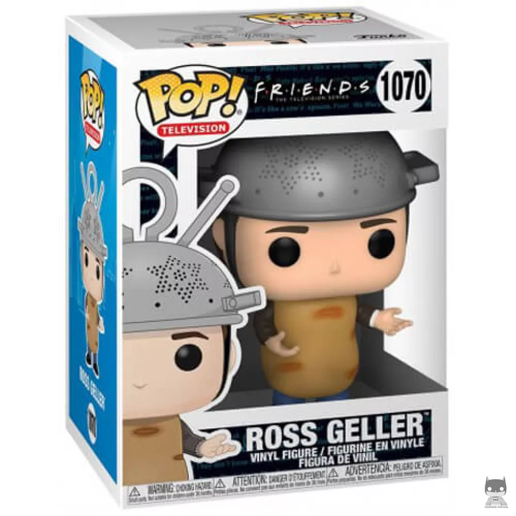 Figura Funko Pop! Ross Geller en su caja
