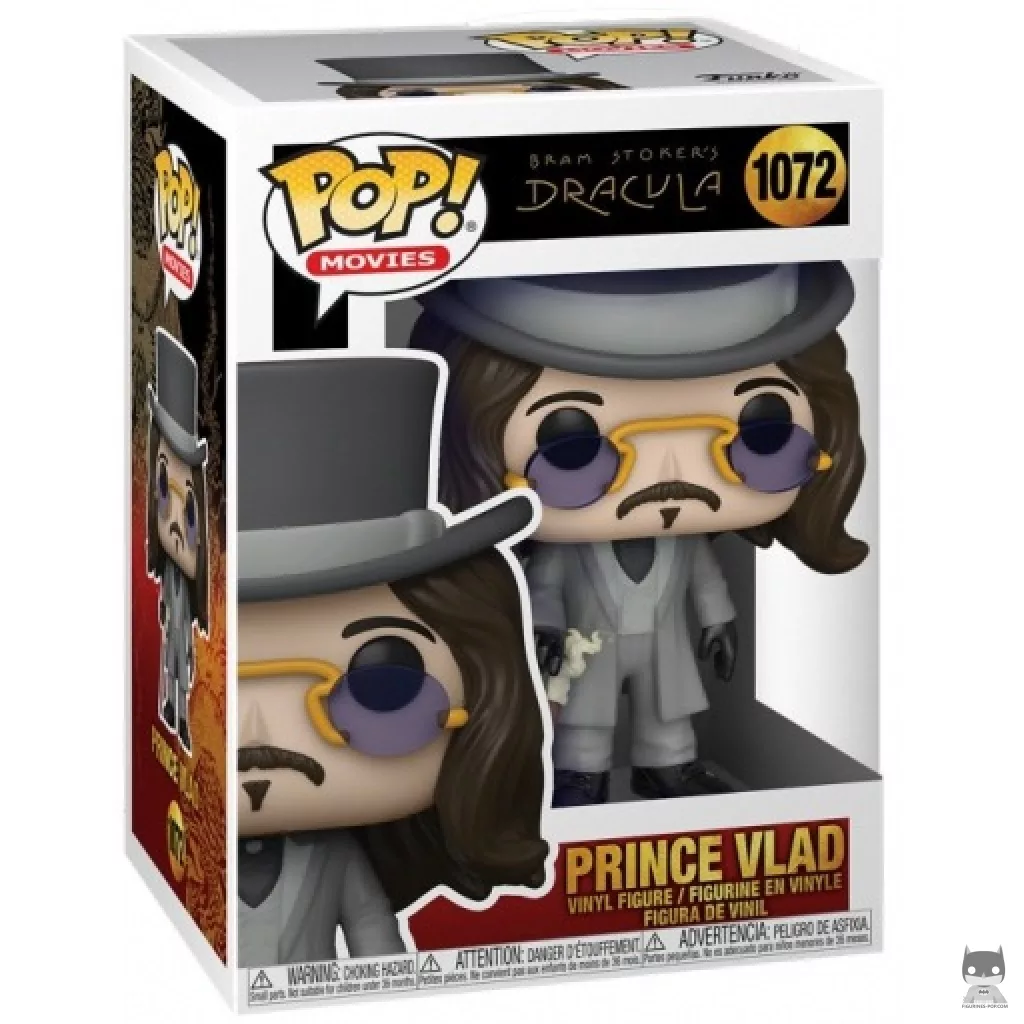 Figura Funko Pop! Príncipe Vlad en su caja
