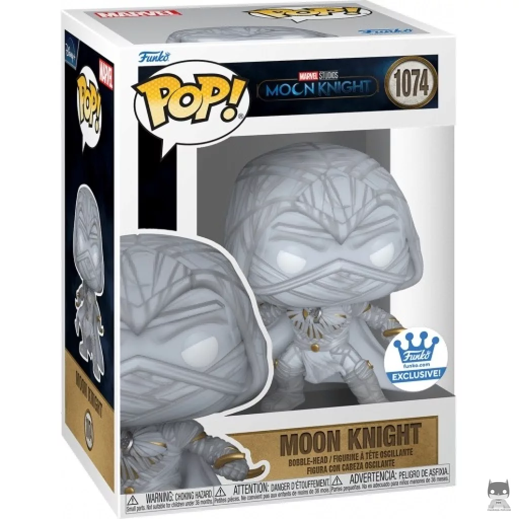 Figura Funko Pop! Moon Knight en su caja