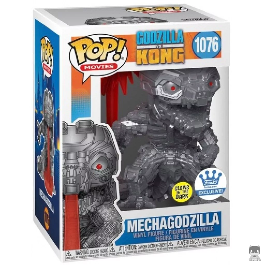 Figura Funko Pop! MechaGodzilla (Brilla en la oscuridad) en su caja