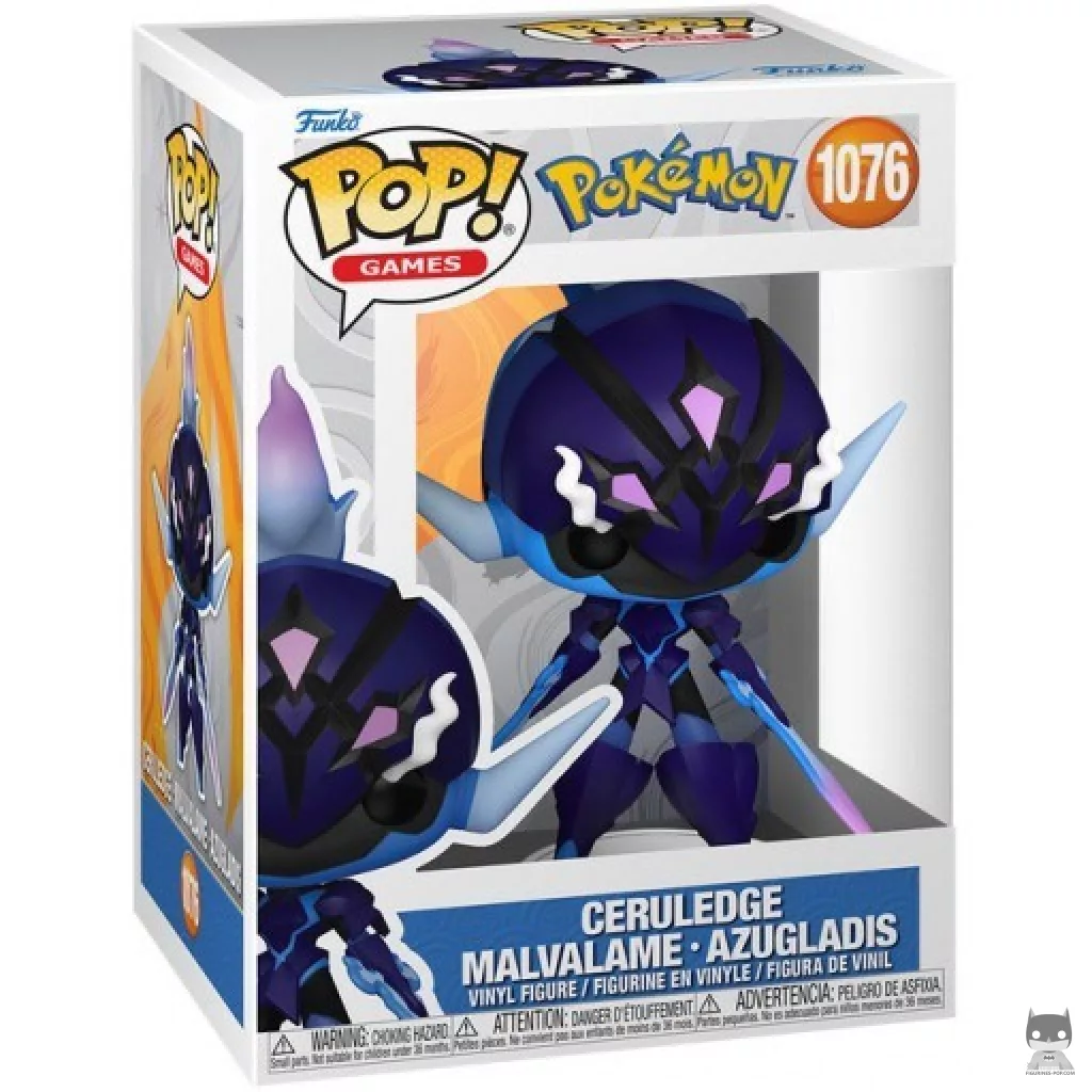 Figura Funko Pop! Ceruledge en su caja