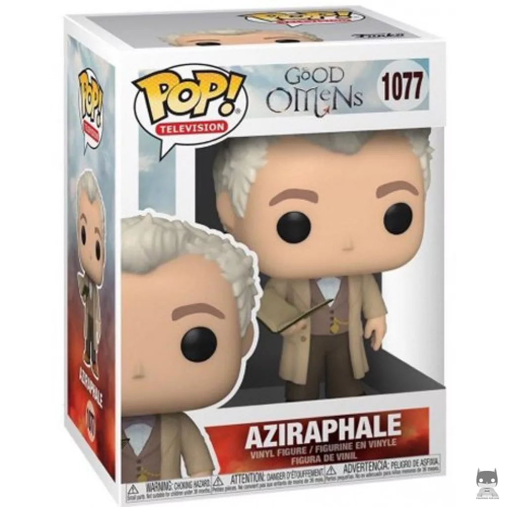 Figura Funko Pop! Aziraphale en su caja