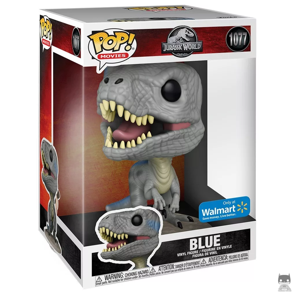 Figura Funko Pop! Blue (Supersized) en su caja
