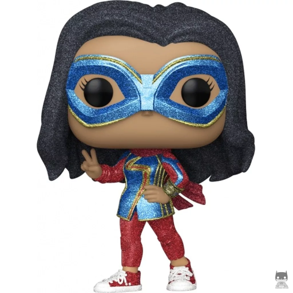Figura Funko Pop! Ms. Marvel (Purpurina de diamante) (Ms. Marvel)