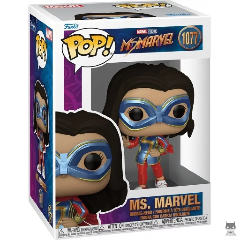 Figura Funko Pop! Ms. Marvel en su caja