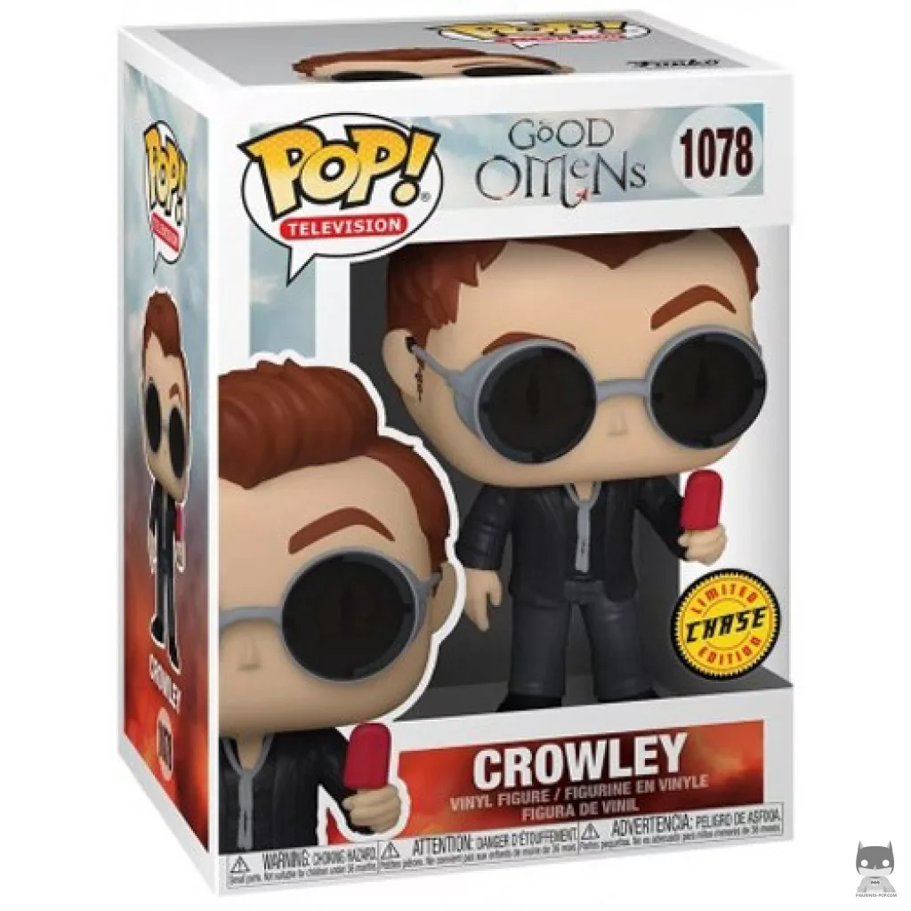 Figura Funko Pop! Crowley (Chase) en su caja