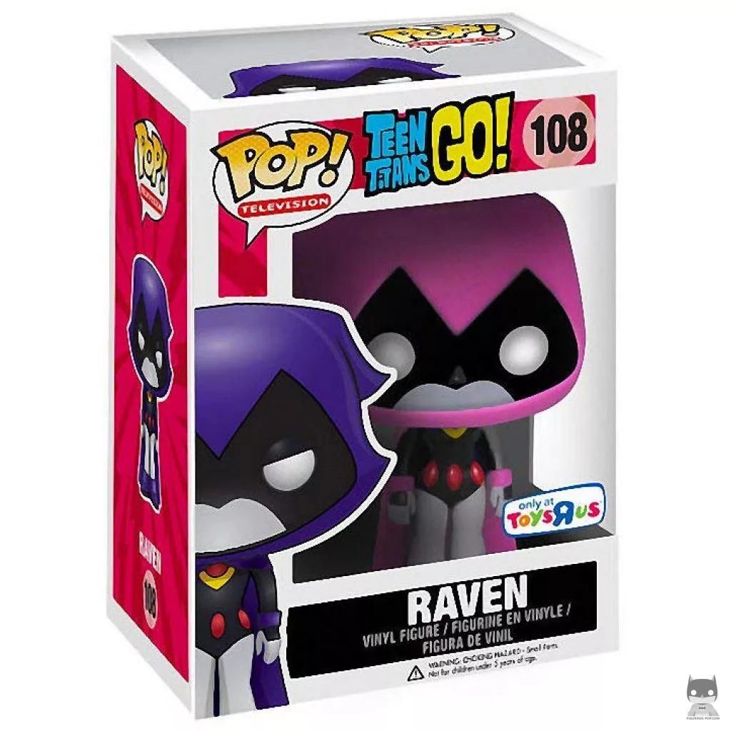 Figura Funko Pop! Raven (Rosa) en su caja