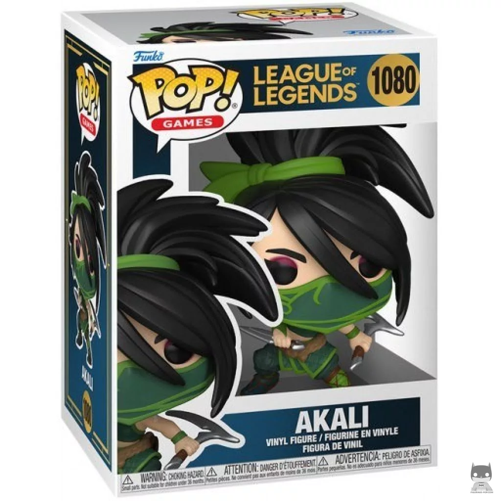 Figura Funko Pop! Akali en su caja