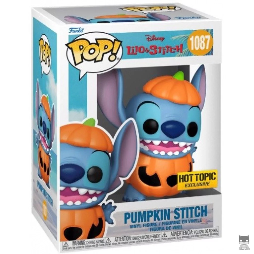 Figura Funko Pop! Stitch calabaza en su caja