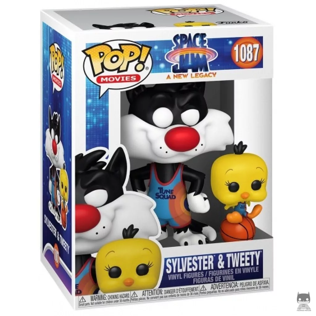 Figura Funko Pop! Silvestre y Piolín en su caja