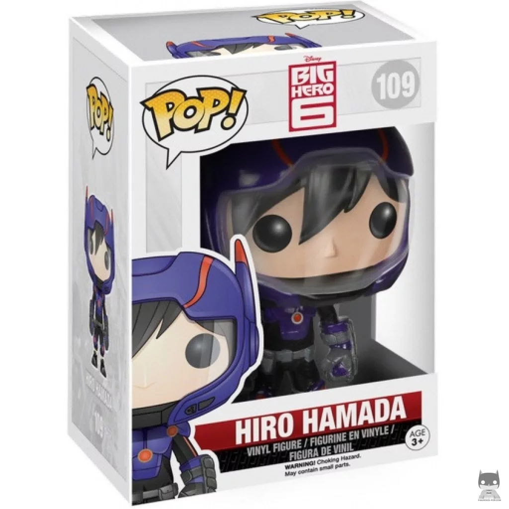 Figura Funko Pop! Hiro Hamada en su caja