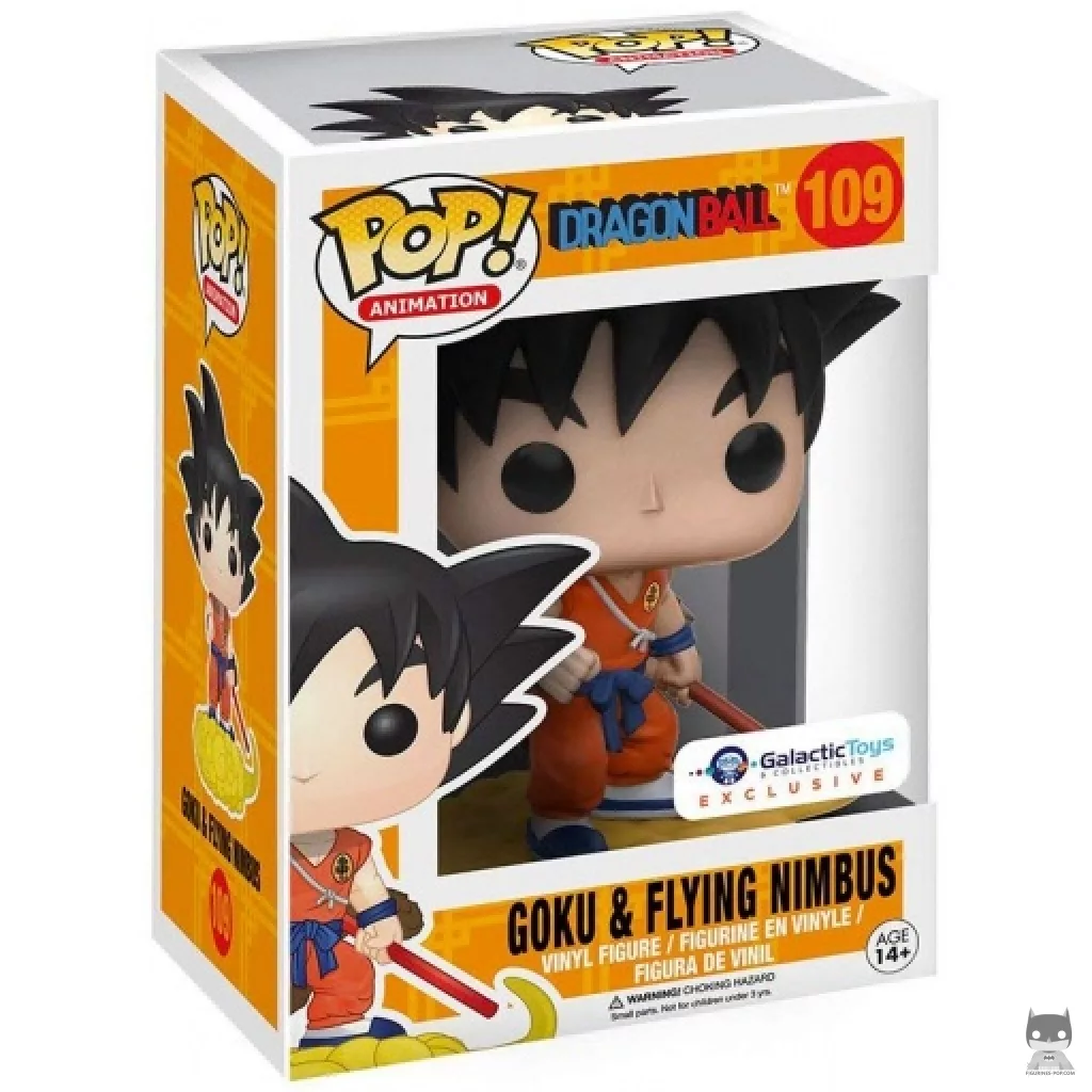 Figura Funko Pop! Goku con la Nube Kinton (Naranja) en su caja