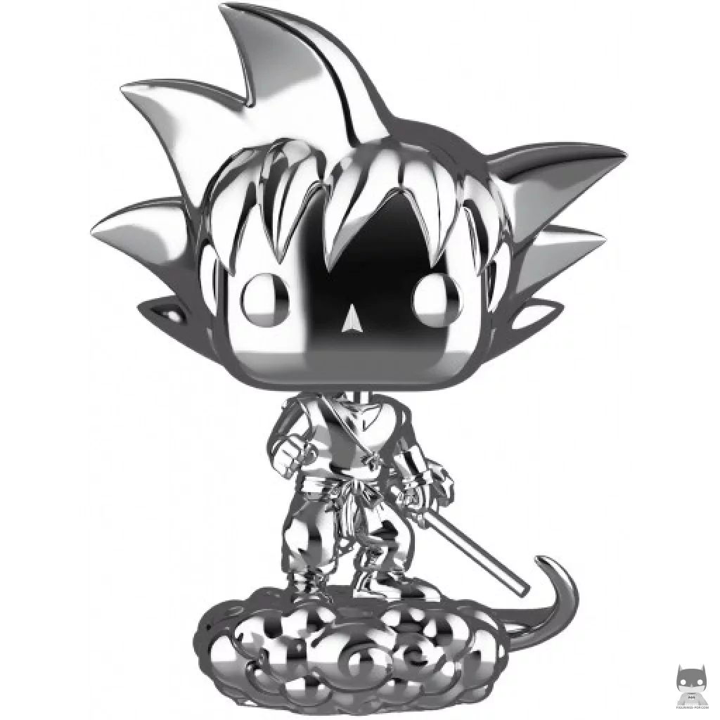 Figura Funko Pop! Goku con la Nube Kinton (Plateado cromado) (Dragon Ball (DB))