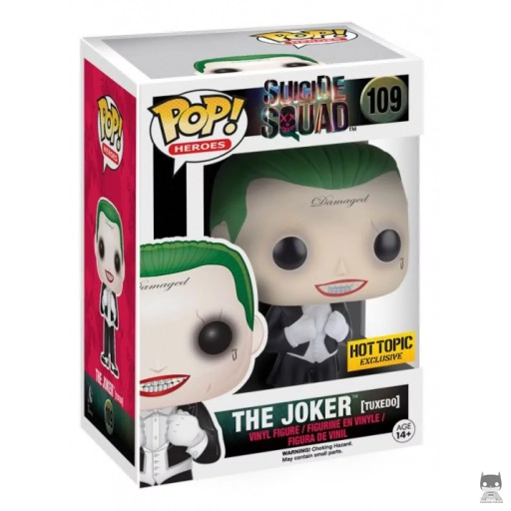 Figura Funko Pop! Joker con esmoquin en su caja