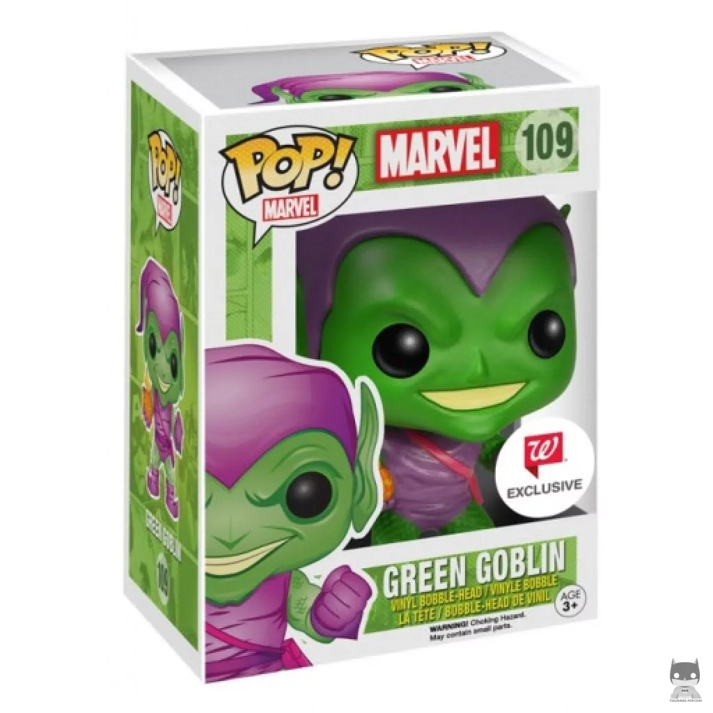 Figura Funko Pop! Duende Verde (Chase) en su caja