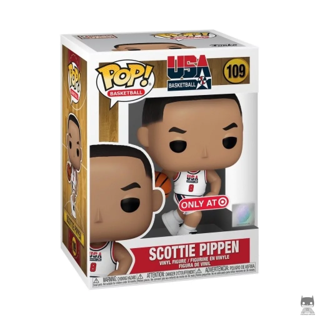 Figura Funko Pop! Scottie Pippen en su caja