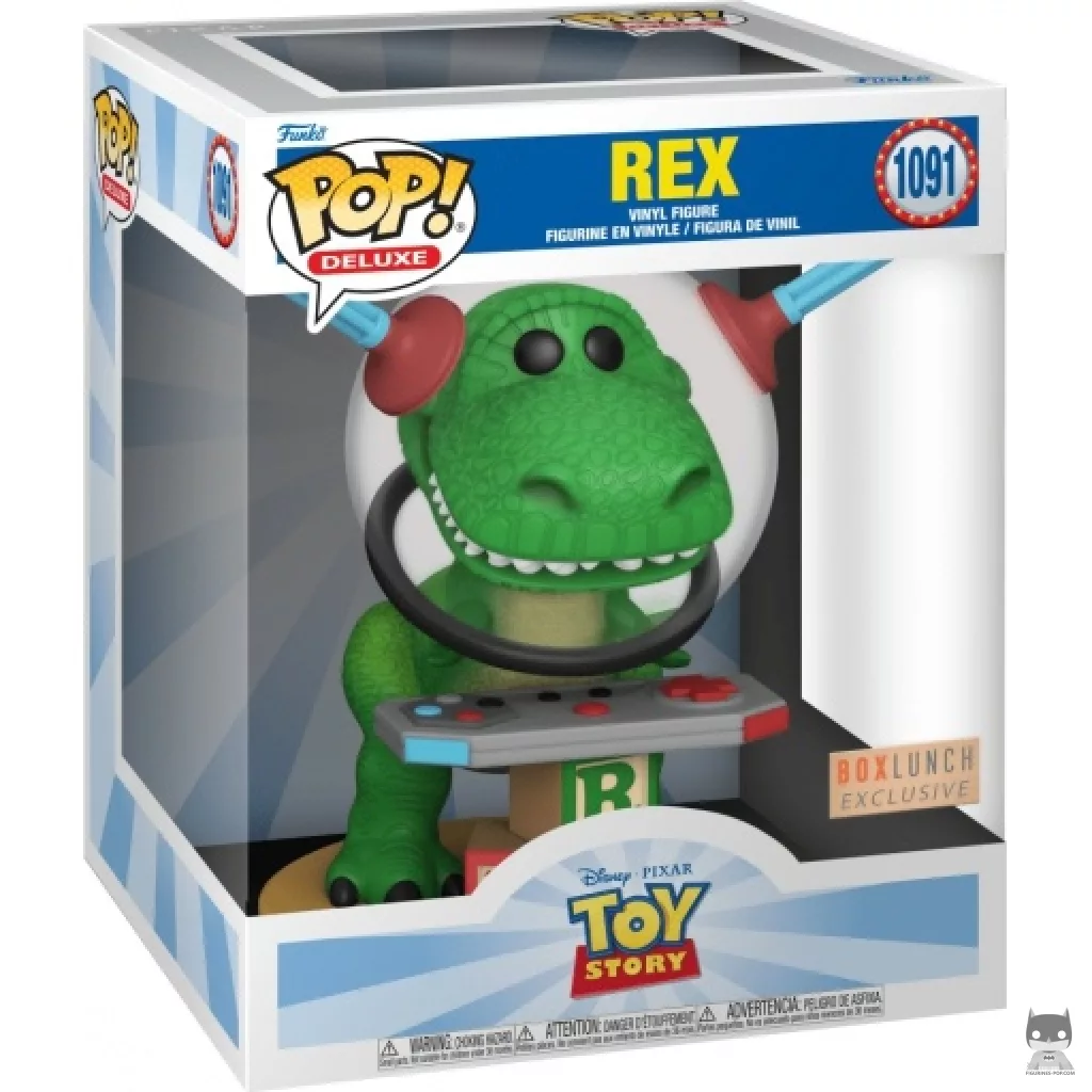 Figura Funko Pop! Rex en su caja
