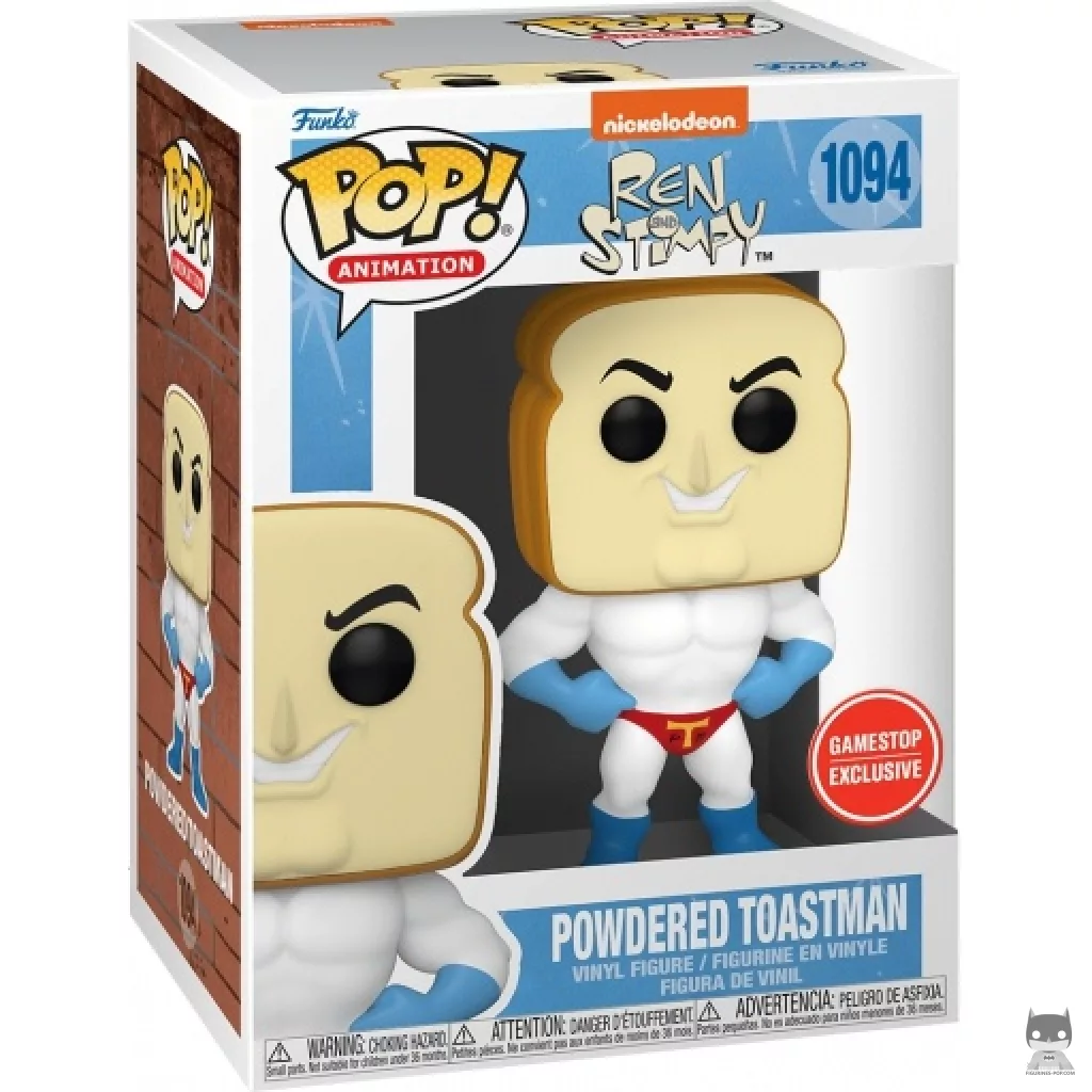 Figura Funko Pop! Powdered Toastman en su caja