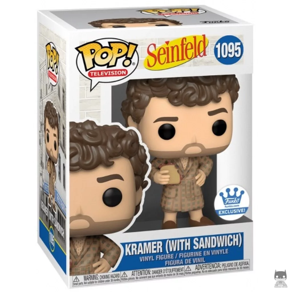 Figura Funko Pop! Kramer con sándwich en su caja