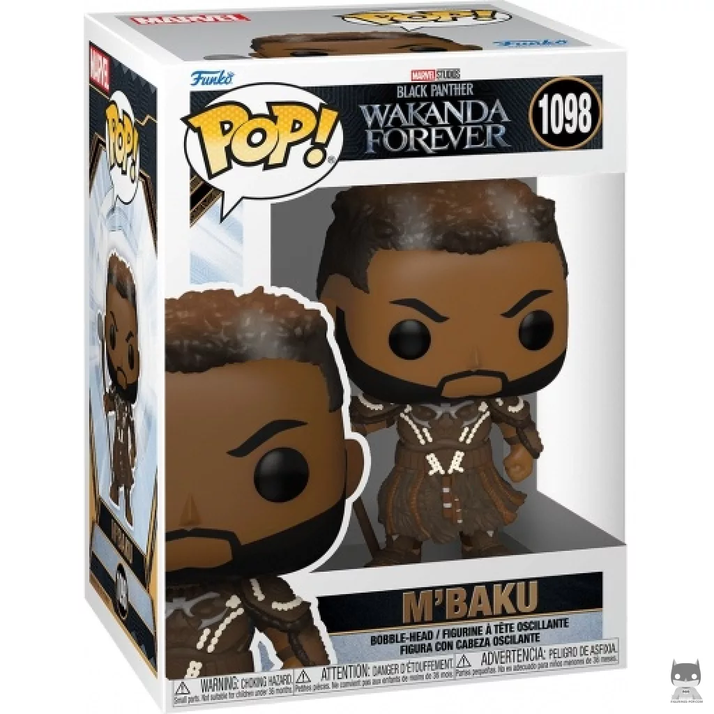 Figura Funko Pop! M'Baku en su caja
