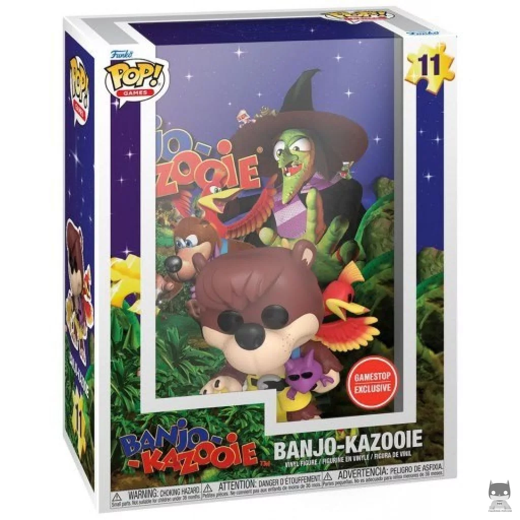 Figura Funko Pop! Banjo-Kazooie en su caja