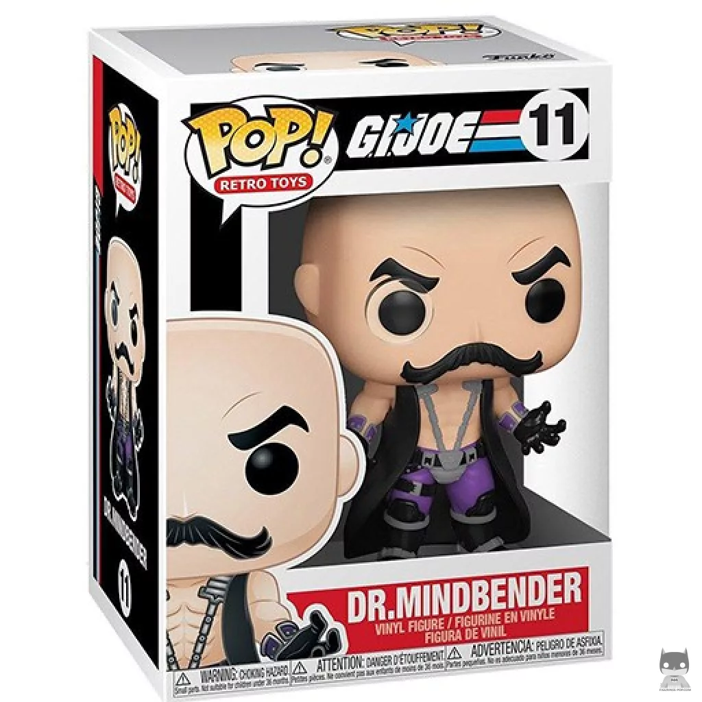 Figura Funko Pop! Dr. Mindbender en su caja