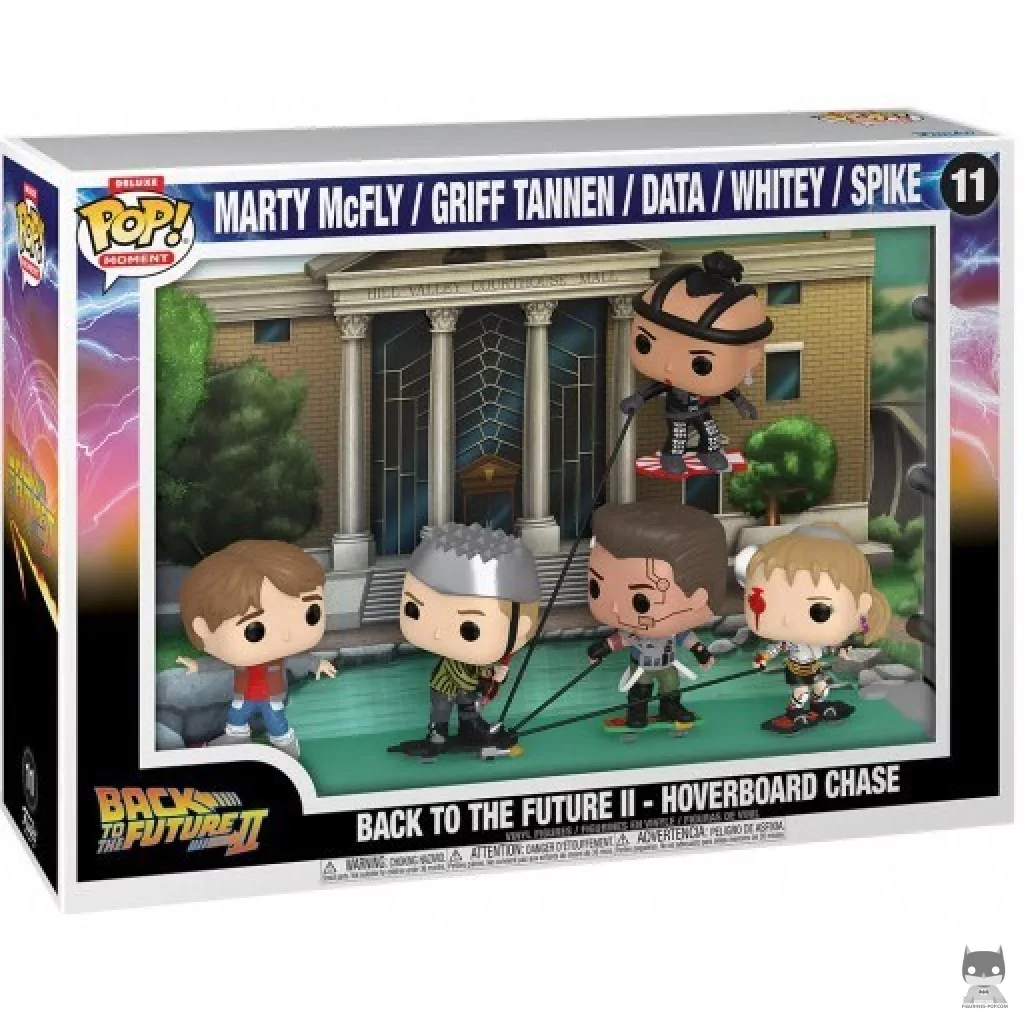 Figura Funko Pop! Regreso al futuro II - Persecución en aeropatín en su caja